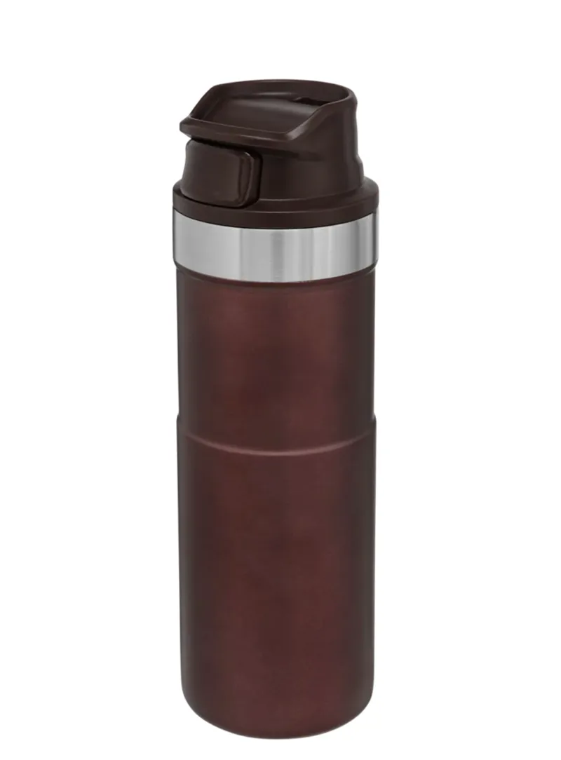Stanley Classic Trigger-Action Travel Mug 16oz/400ml Hammertone Wine Red-2